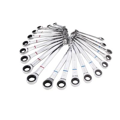 Kobalt 20-Piece Set 12-point Standard (SAE) and Metric Ratchet Wrench