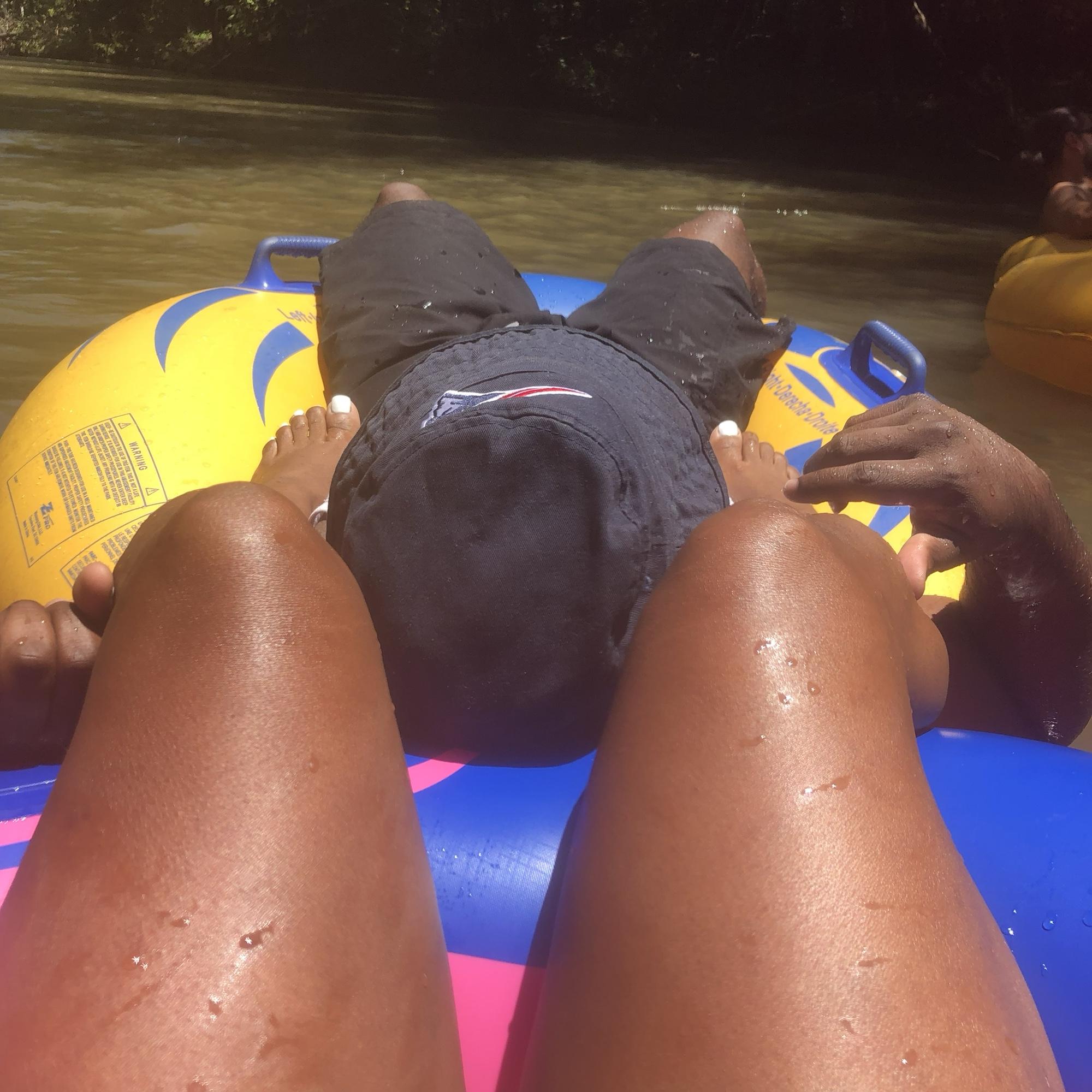 Our first “outing “ riding down the river