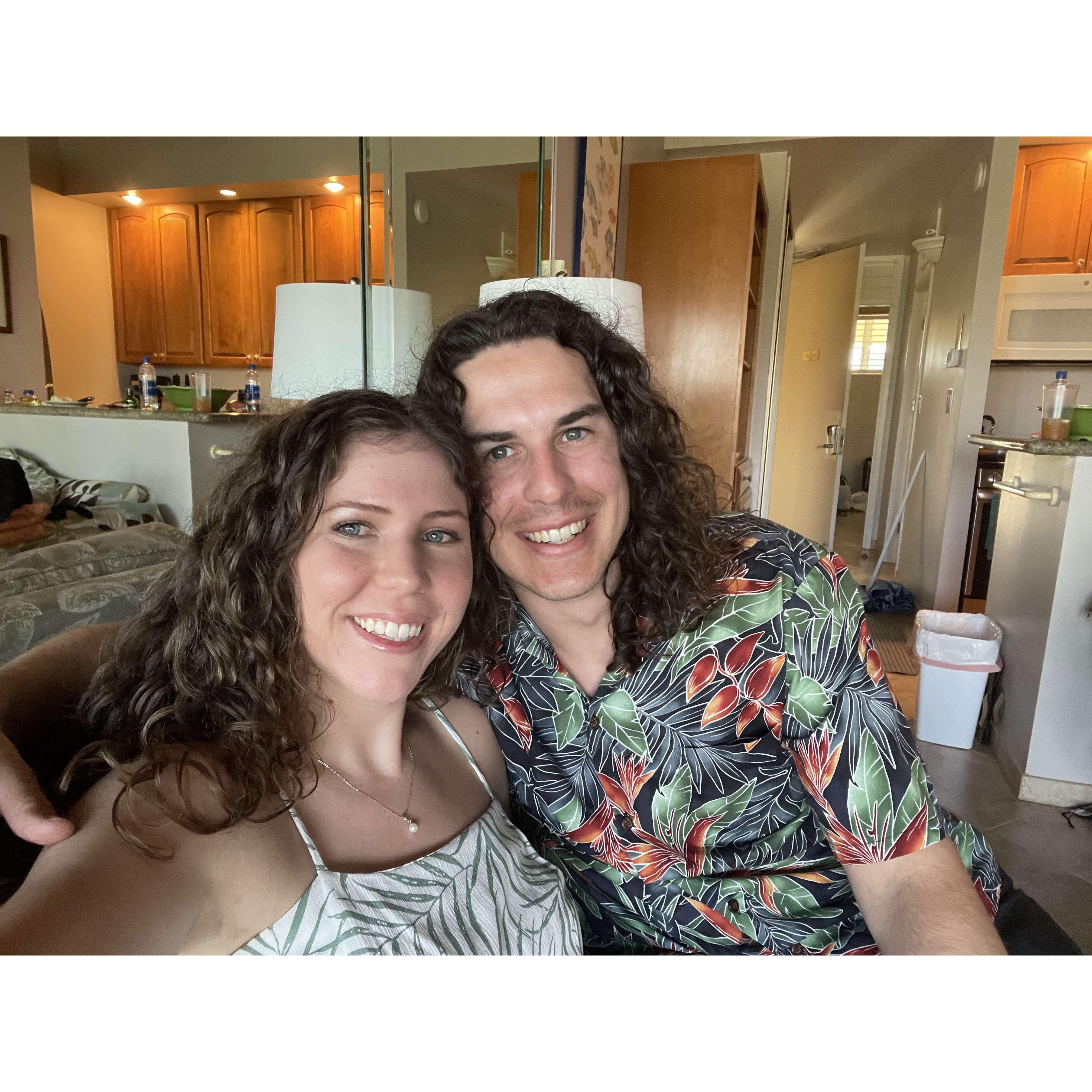 2021 Maui- Taken just before he got down on one knee