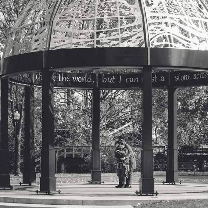 This is where we wanted to get married for the longest time, and it's one of the most peaceful places in Big Rapids, Michigan.