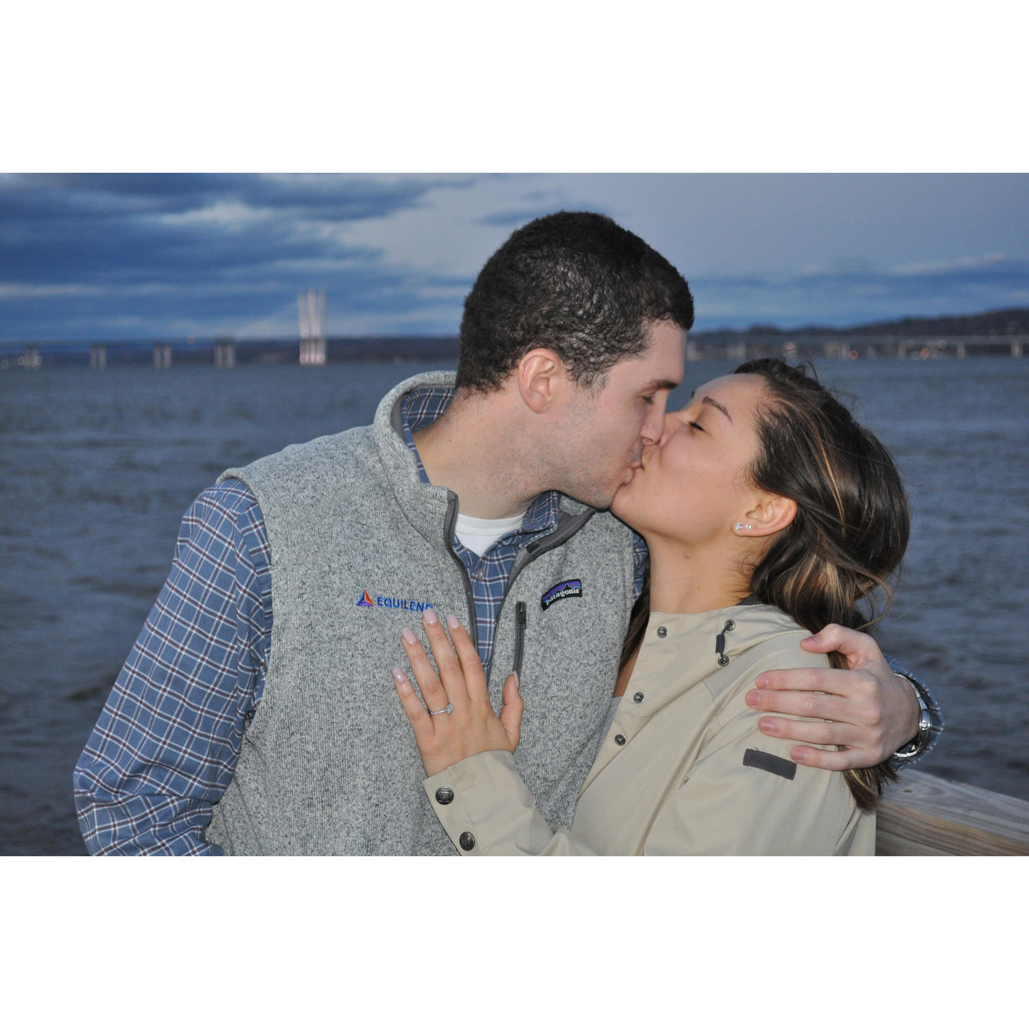 A kiss right after the proposal!