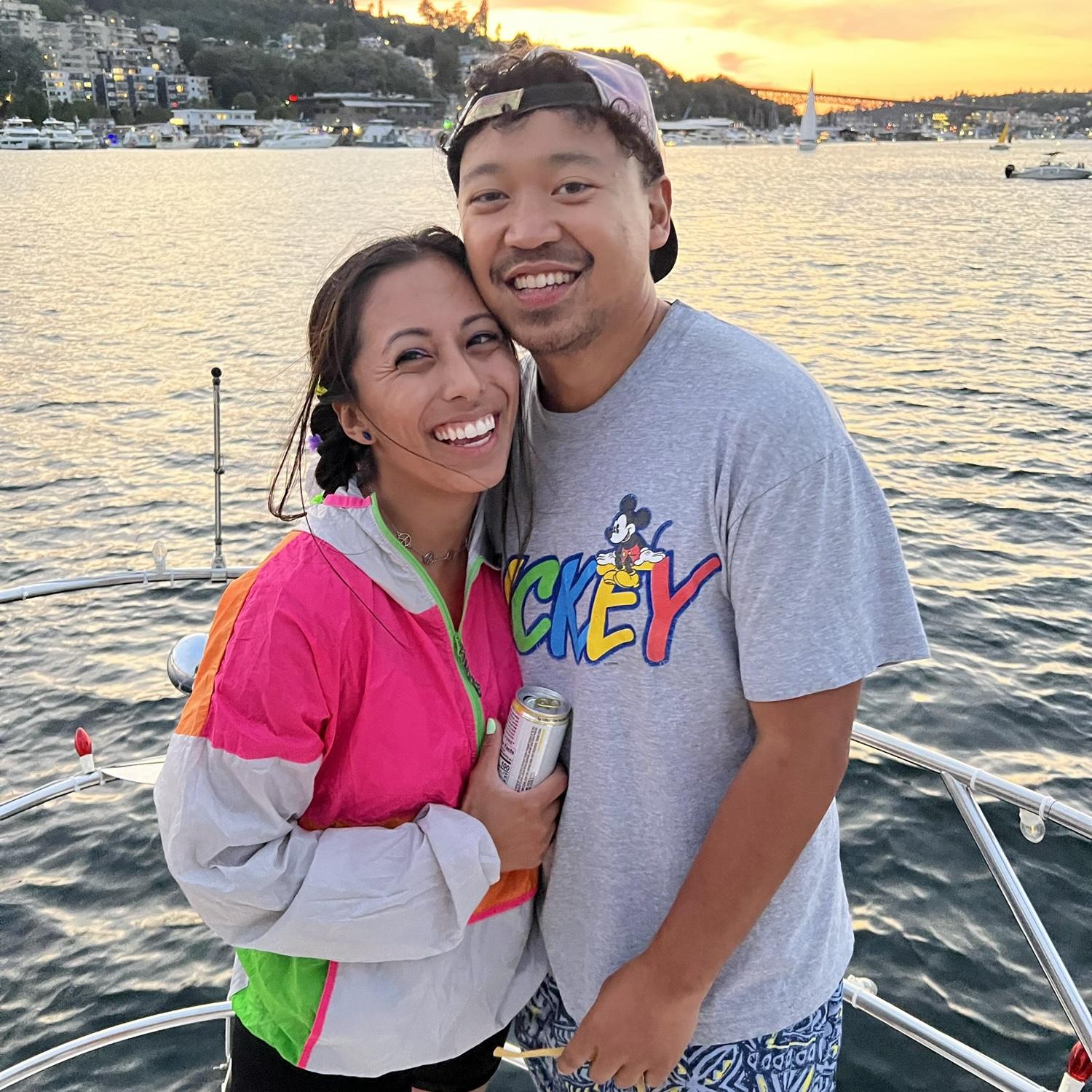 One of first pictures together during the summer we met in Seattle, WA.