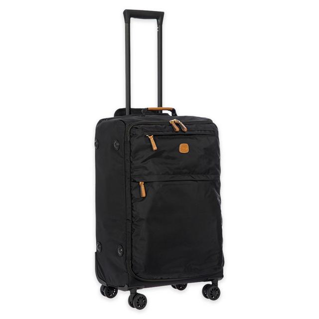 Bric's X-Travel 25-Inch Ultra-Light Spinner Checked Luggage in Black