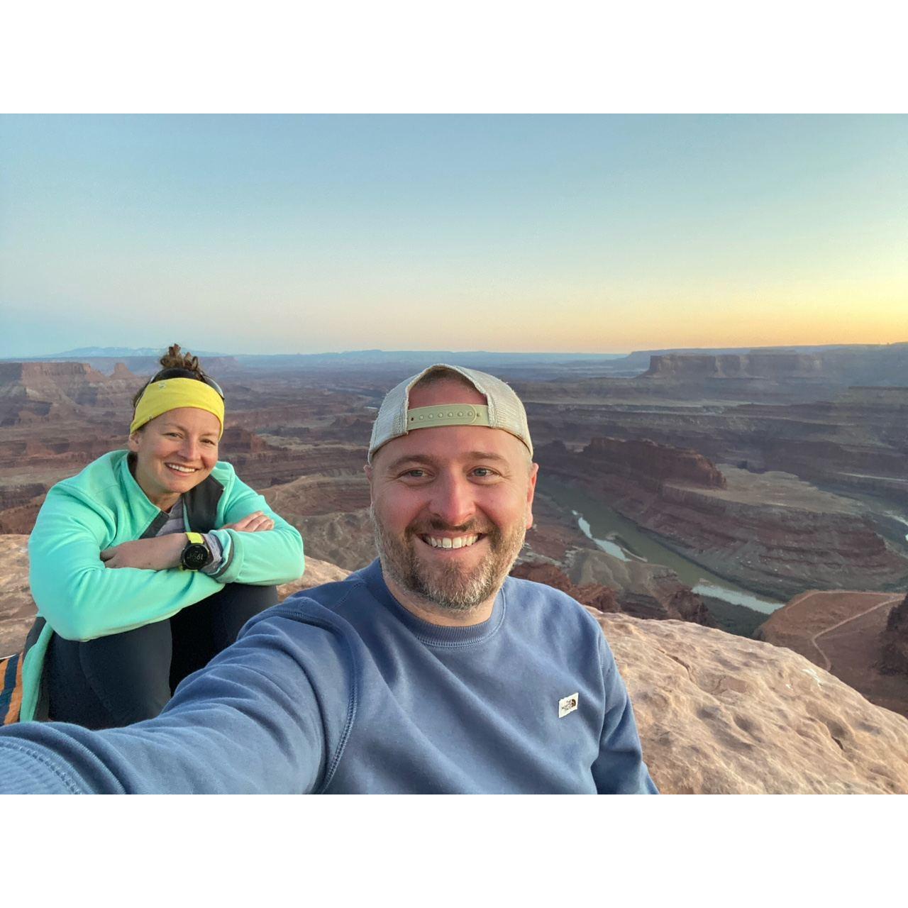 Sunset in Dead Horse Point State Park