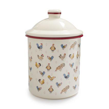 Small Jacques Pépin Collection Chickens Canister