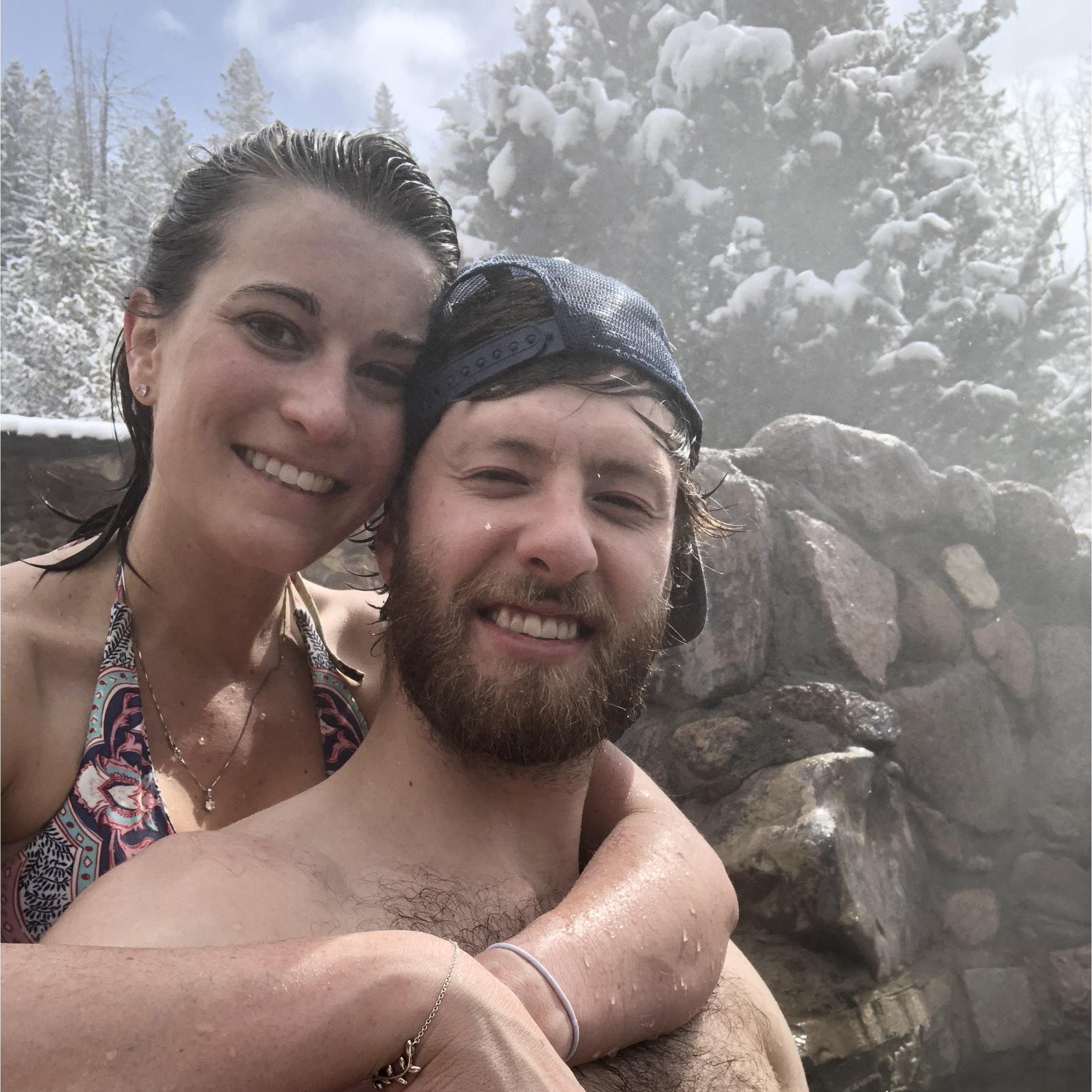 Strawberry hot springs in Steamboat Springs