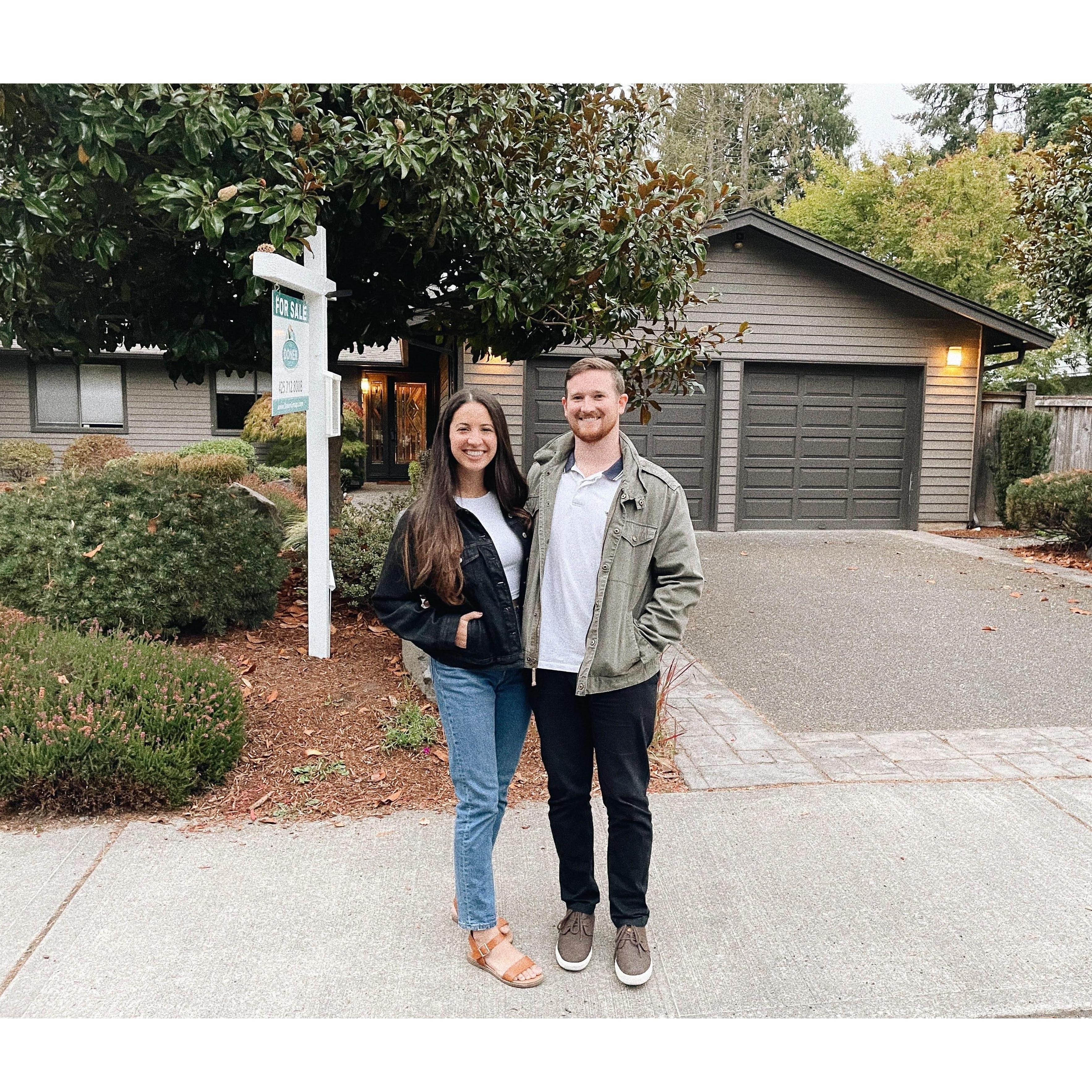 September 2021. After years of on and off searching, we bought our first home in Bothell, Washington!!!