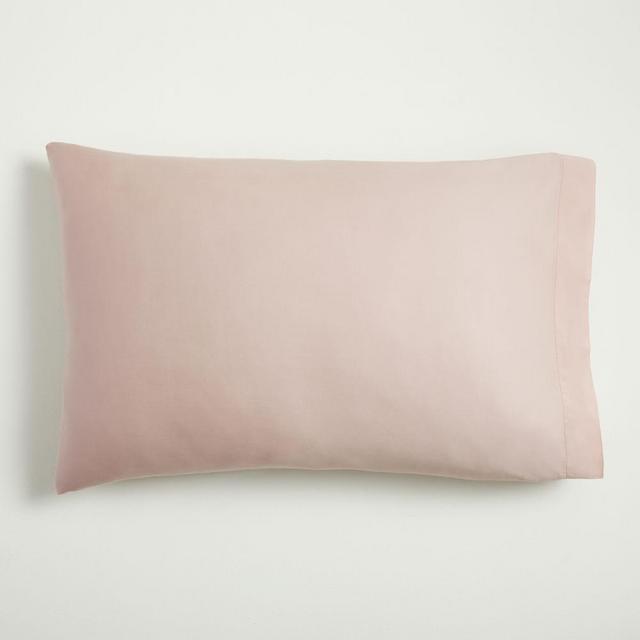 Brushed Silky TENCEL Sheet Set, King Pillowcase Set, Adobe Rose