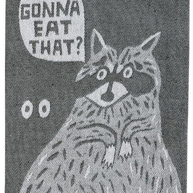 Blue Q Funny Woven Dish Towel ~ You Gonna Eat That? 100% Cotton, Soft, Super-Absorbent