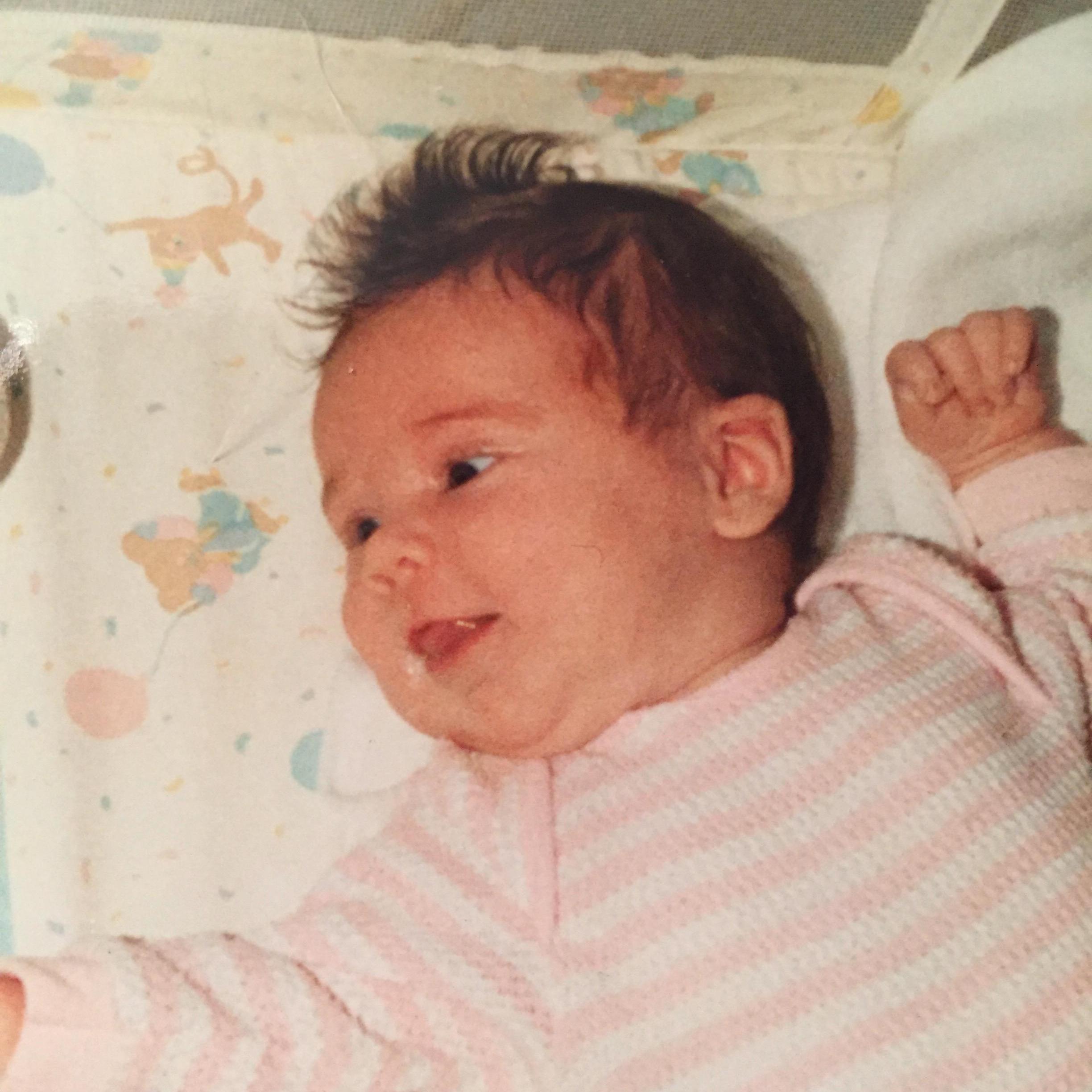 April as a baby