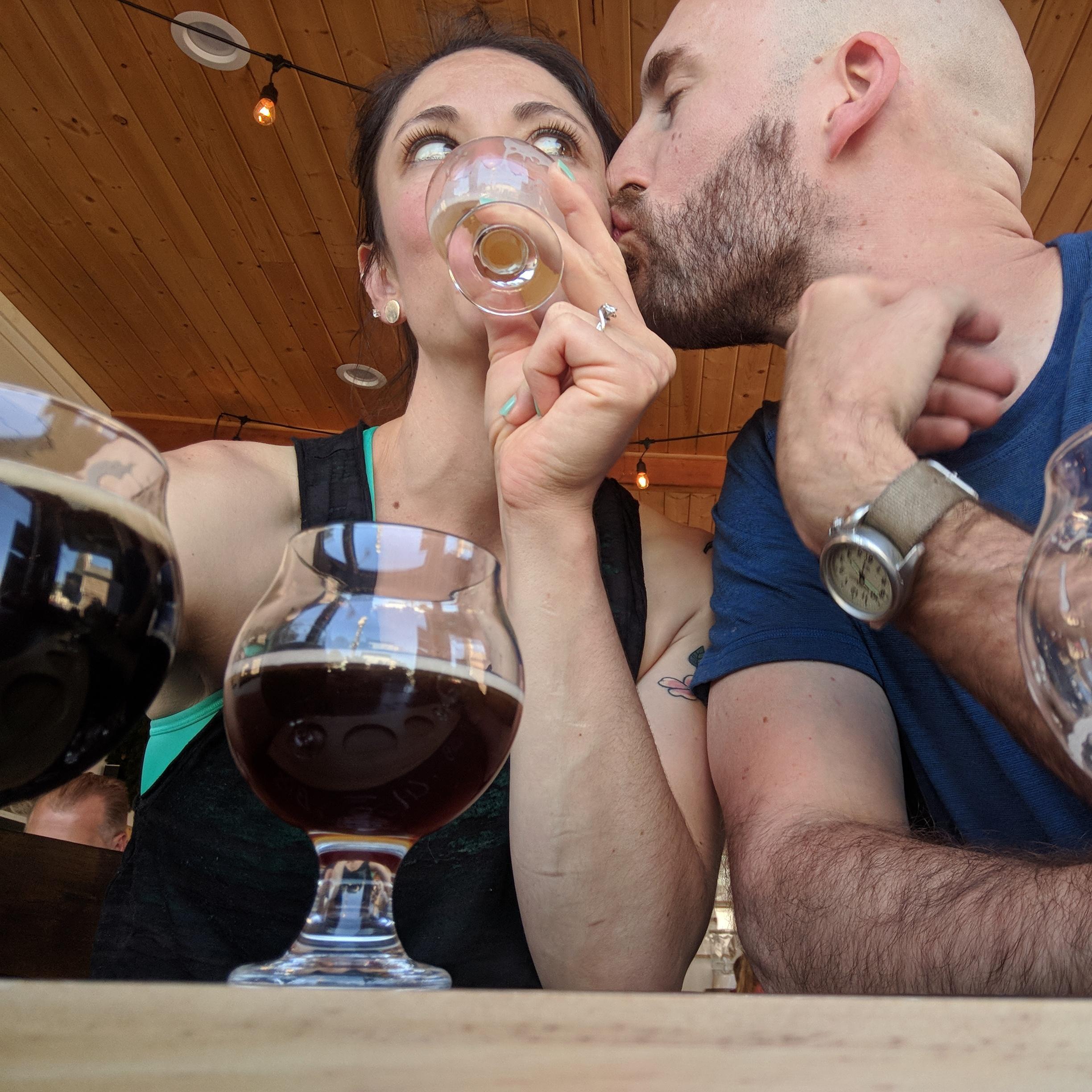 We spend a lot of time bonding over beers.