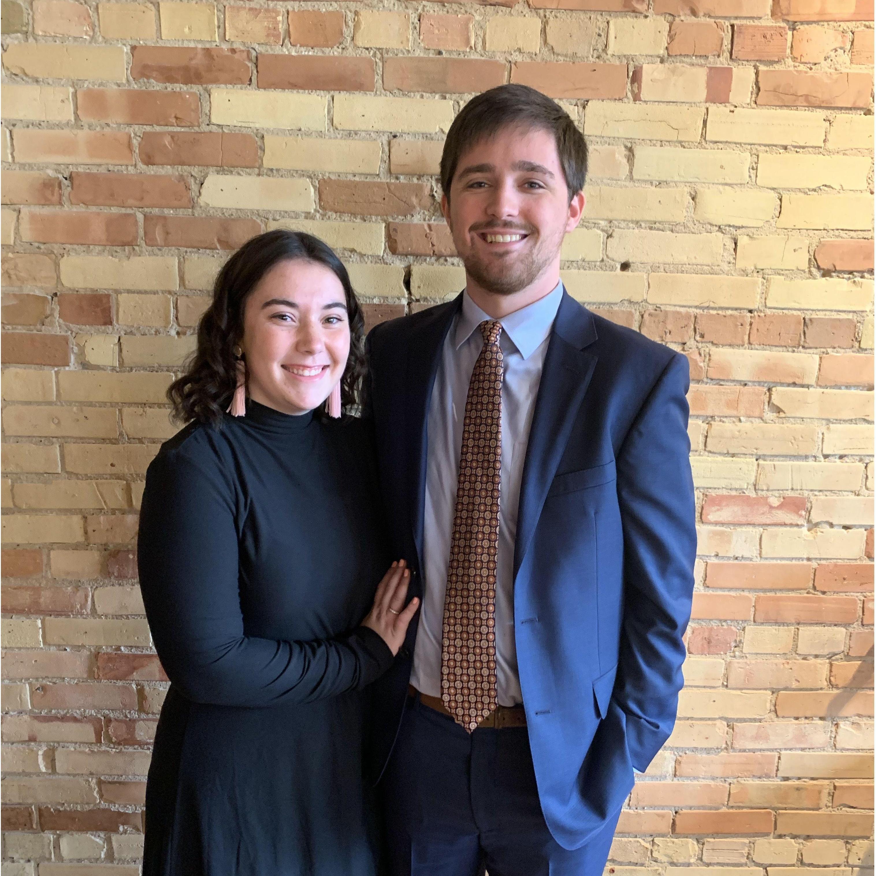 Hunter and I at his sister Zoe’s wedding! Fun fact- Meghan met both of Hunter’s sisters this day- YES ON ONE OF THEIR WEDDING DAYS!