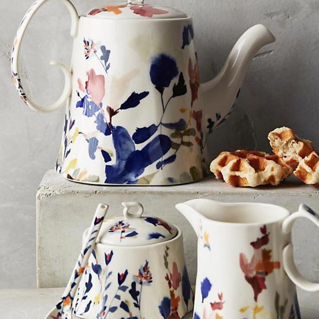 Wildflower Study Teapot