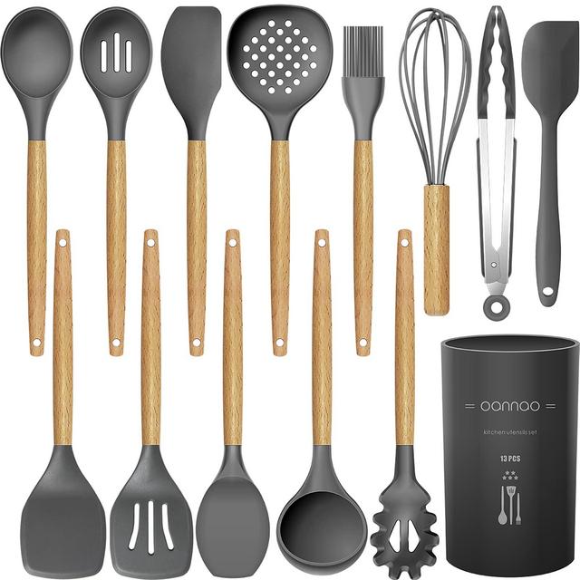 14 Pcs Silicone Cooking Utensils Kitchen Utensil Set
