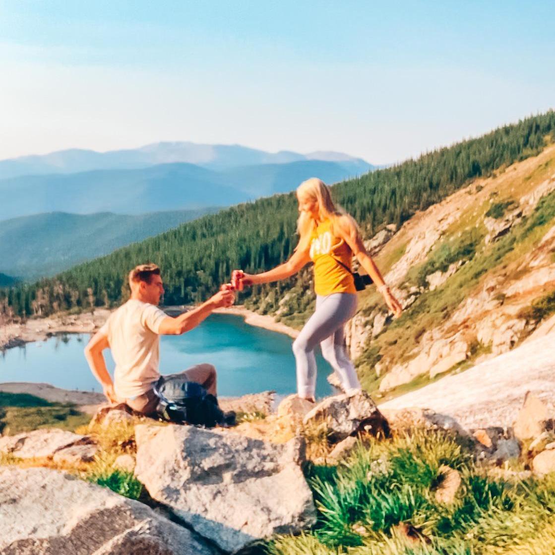 Hiked up for the view, stayed for the beer and dogs