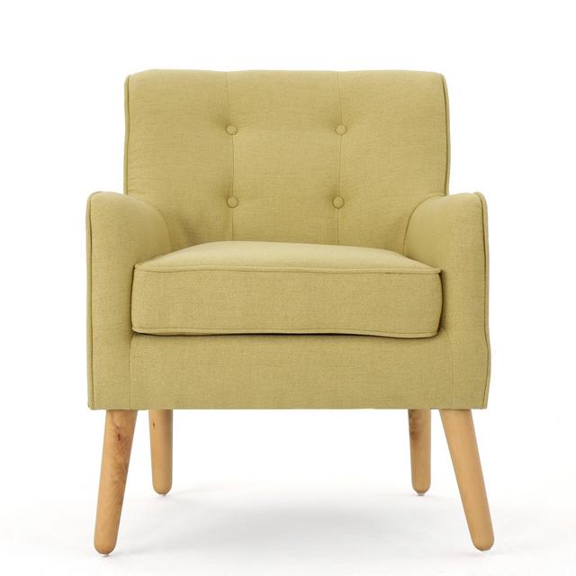 Felicity Mid-Century Armchair Wasabi Green - Christopher Knight Home
