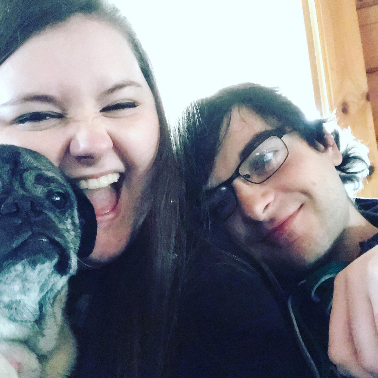 When I brought him home to Maine for the First time.