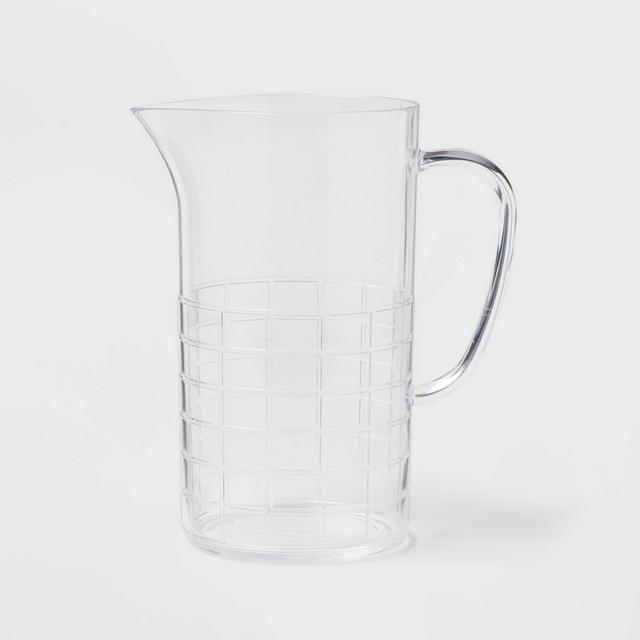 2.4qt Plastic Beverage Pitcher Clear - Threshold™