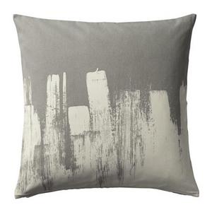 SLÖJGRAN Cushion cover, gray/beige
