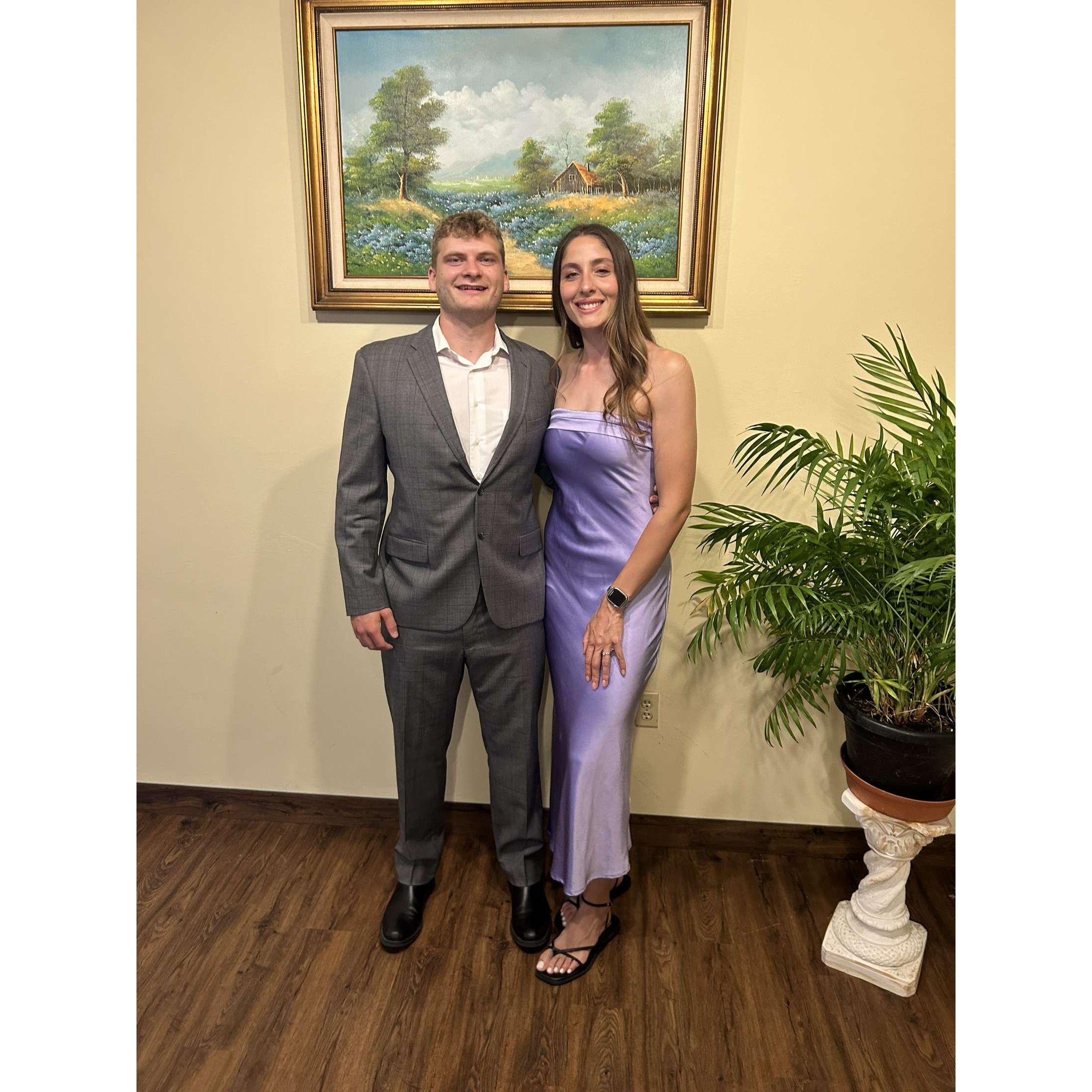 At a family wedding