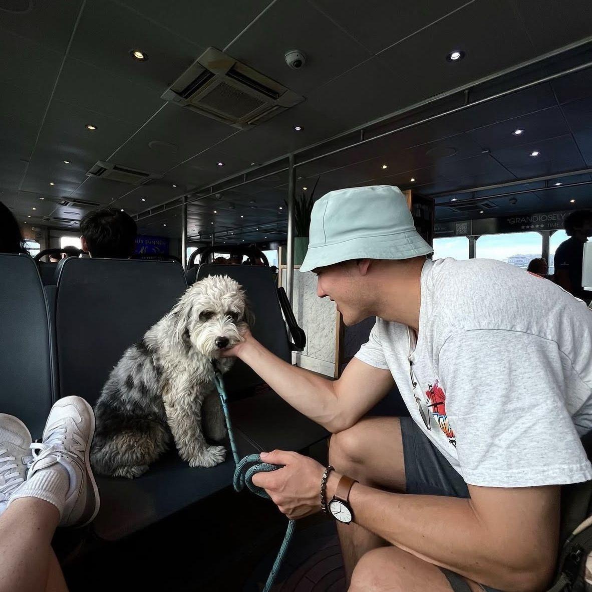 By New York standards, our relationship was “long-distance,” as we lived in separate boroughs. It began with weekly ferry rides to and from Brooklyn to visit each other, with Rigby of course.