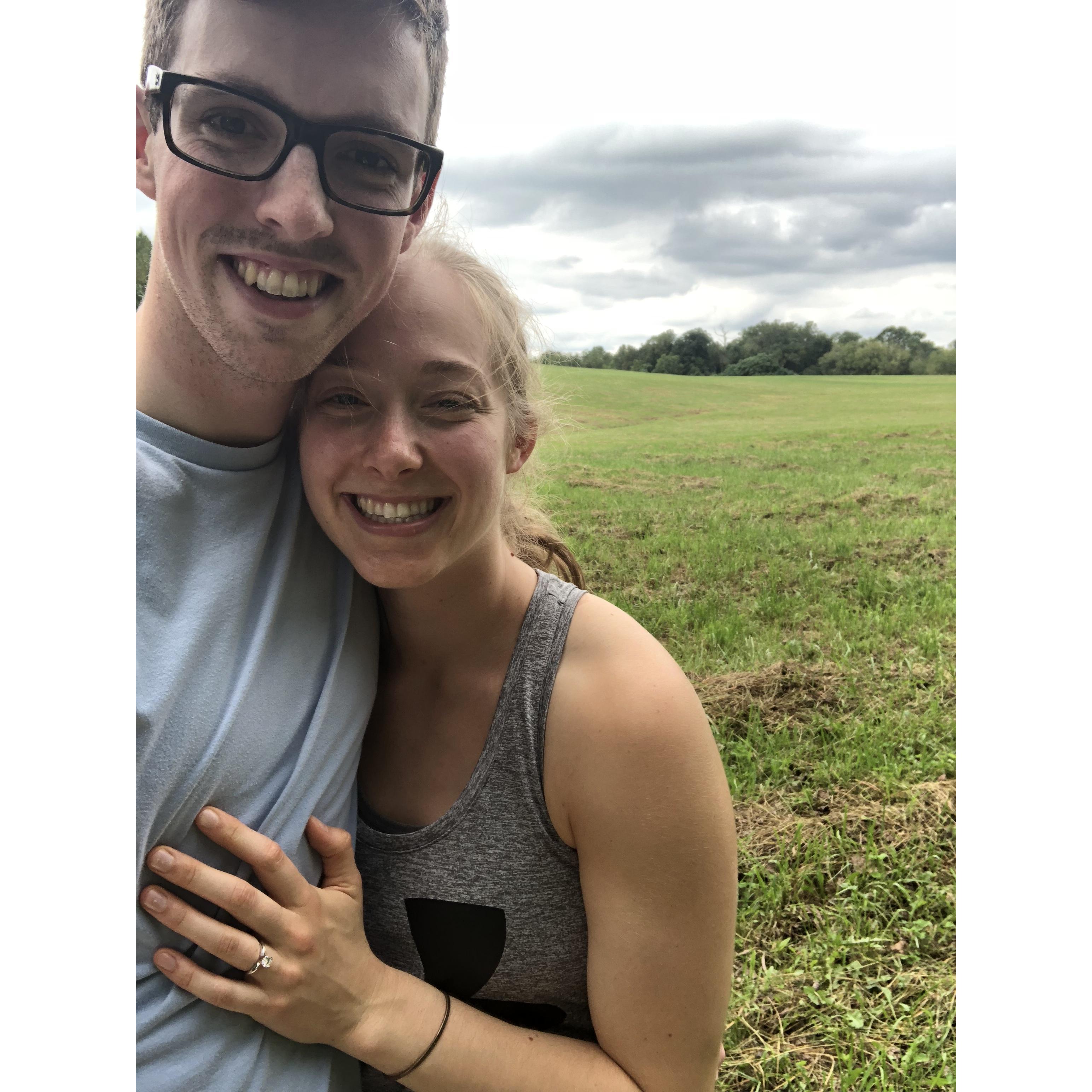 At Fairhill in Elkton, MD where Sam proposed. September 15, 2018.