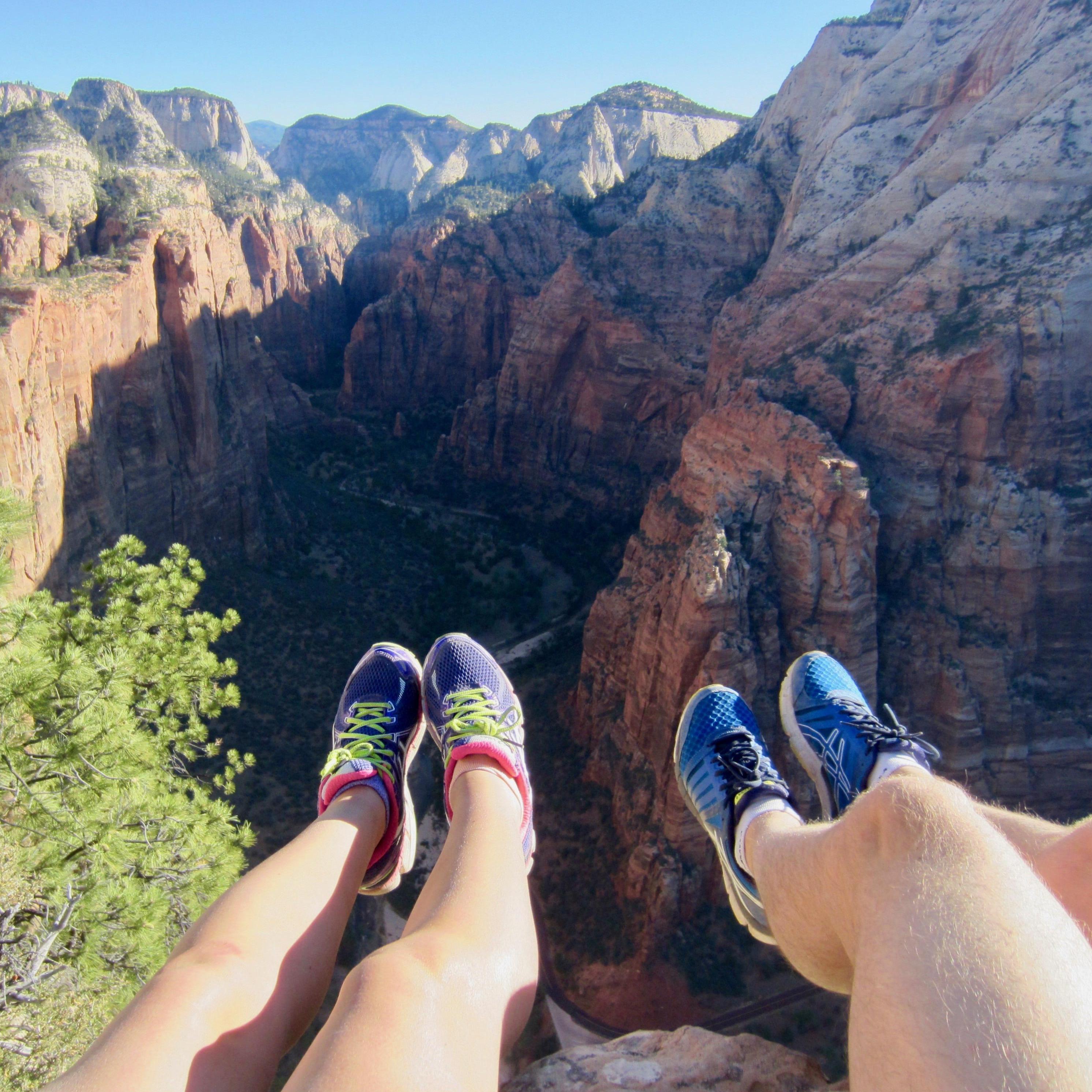 Top of Angel's Landing. Zion National Park.