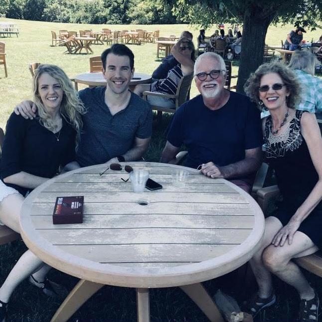 Enjoying a beautiful summer day at the wineries!