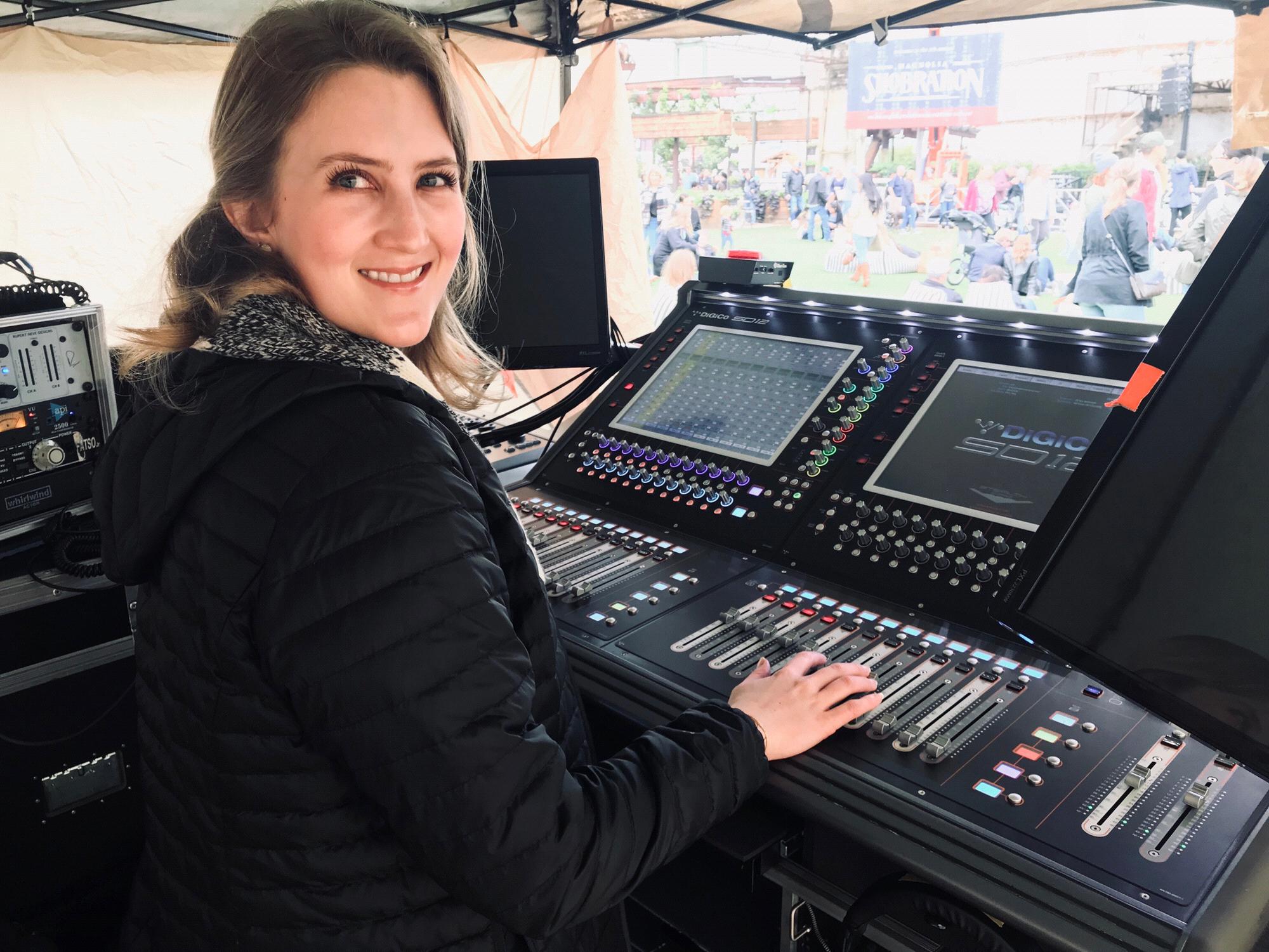 Traveling with Jordan to some of his music gigs and pretending like I know what I am doing behind the sound console! Here we are in Waco Texas playing for Chip and Joanna Gaines.