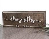 Custom Wood Sign, Personalized Wedding...