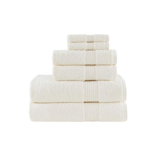 Ivory bath towel set