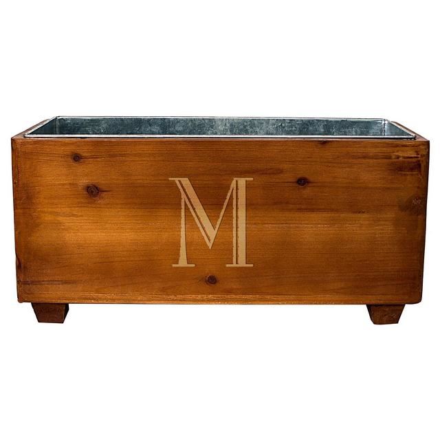 Cathy's Concepts Personalized Wooden Wine Trough - M