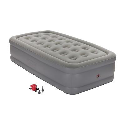 Coleman&#174; GuestRest Double High Airbed with External Pump Twin - Red/Gray
