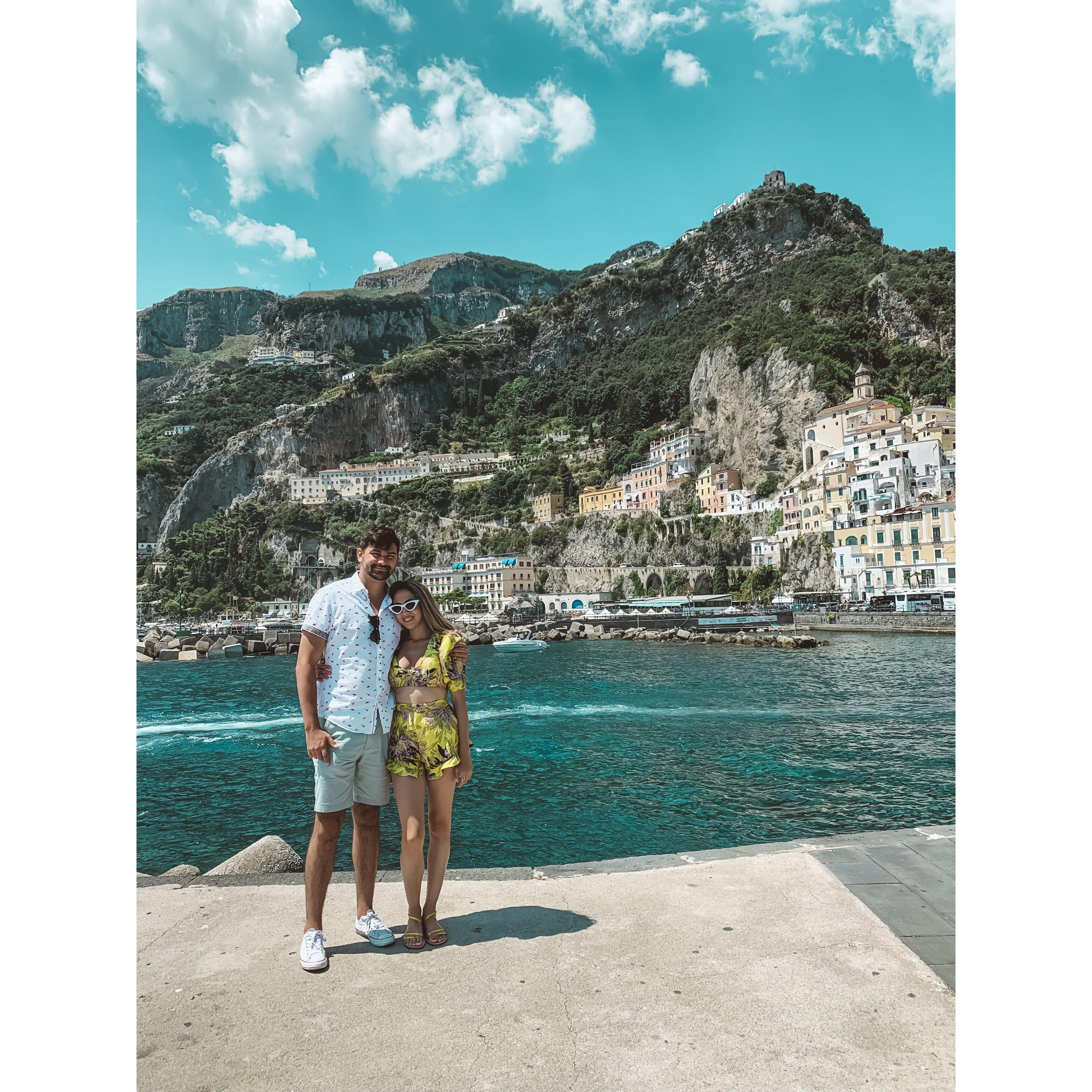 In Positano, Italy - July 2019