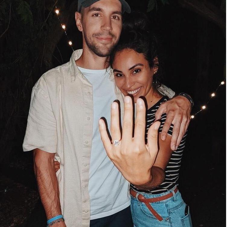 The night we got engaged!