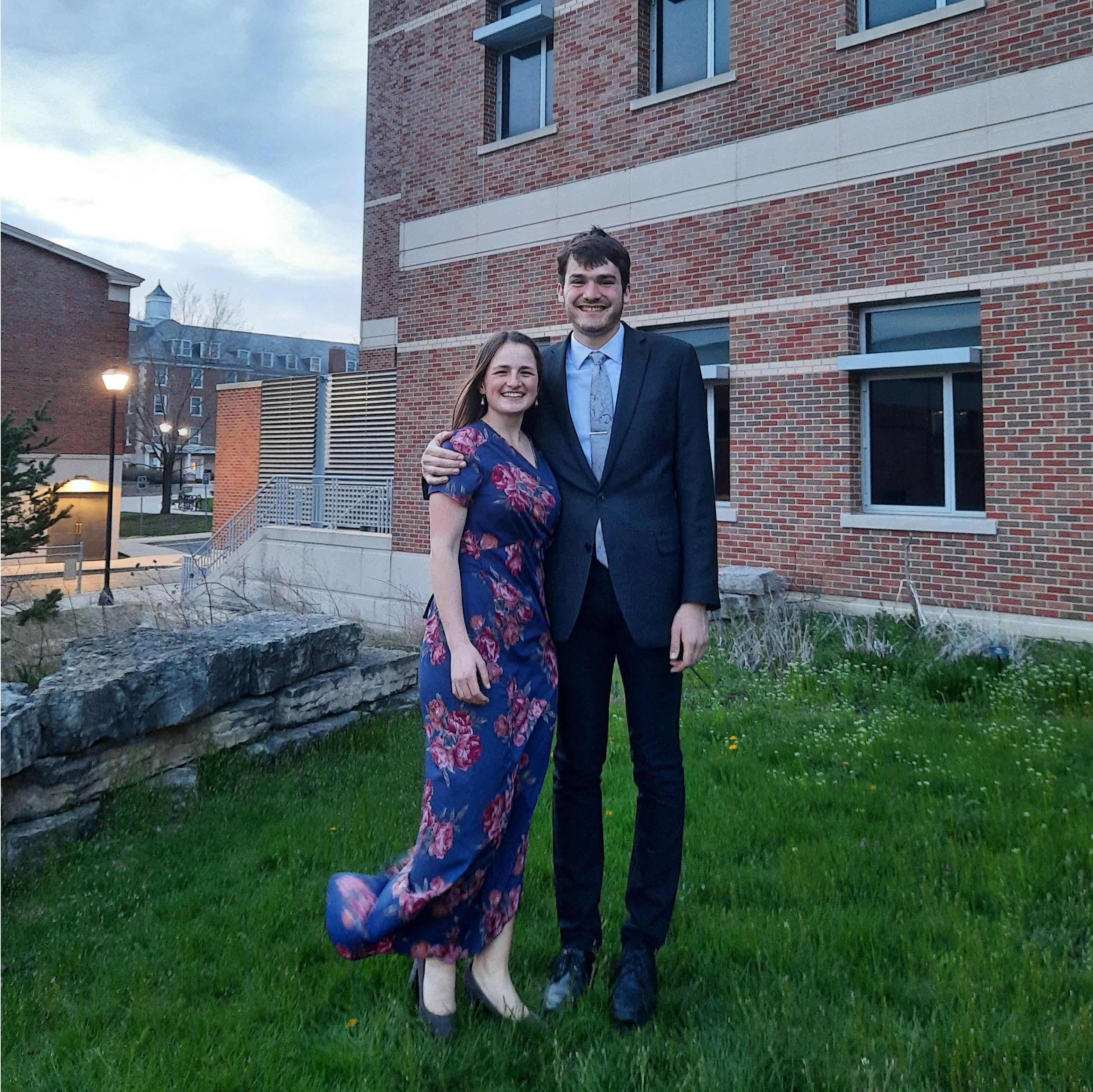 Outside MeySci, where Karsten and Sophie spent many hours studying.