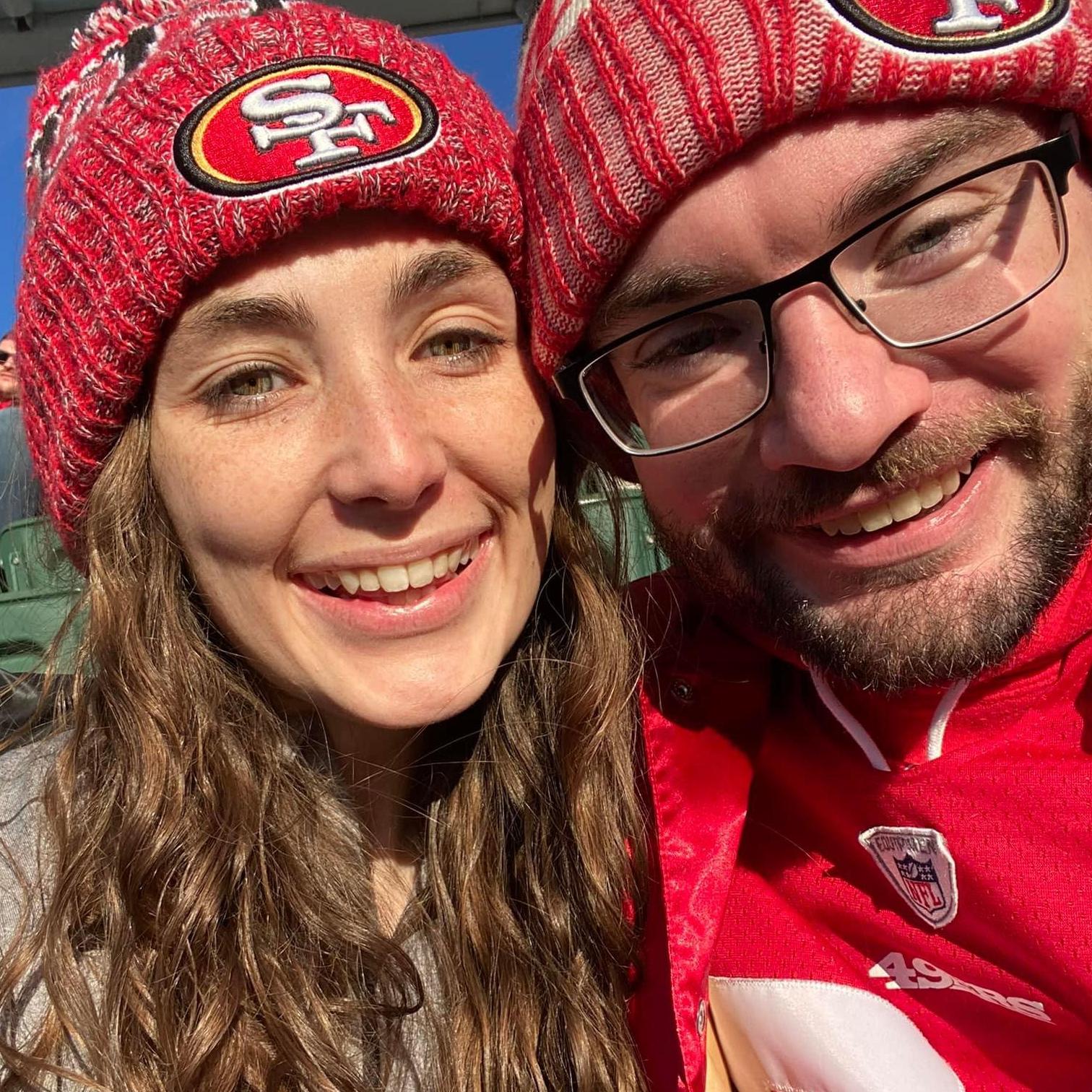 Our first NFL game together...49ers v Bengals