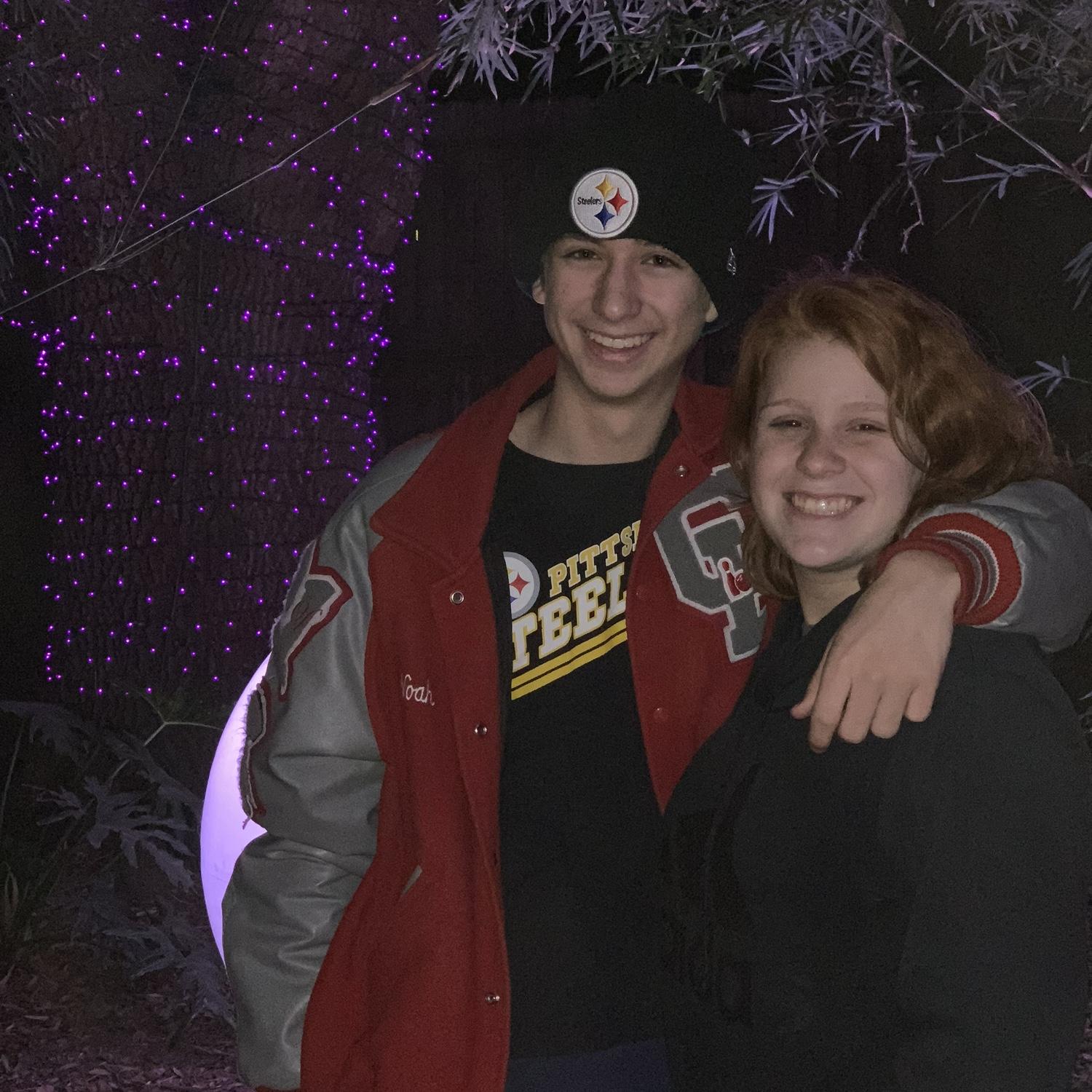 At The Houston Zoo Lights