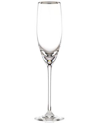 Champagne Glass Platinum Rim, Timeless Platinum Signature Collection