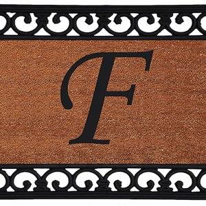 Calloway Mills 180041925F Monogram Insert Doormat 19" x 25" (Letter F)
