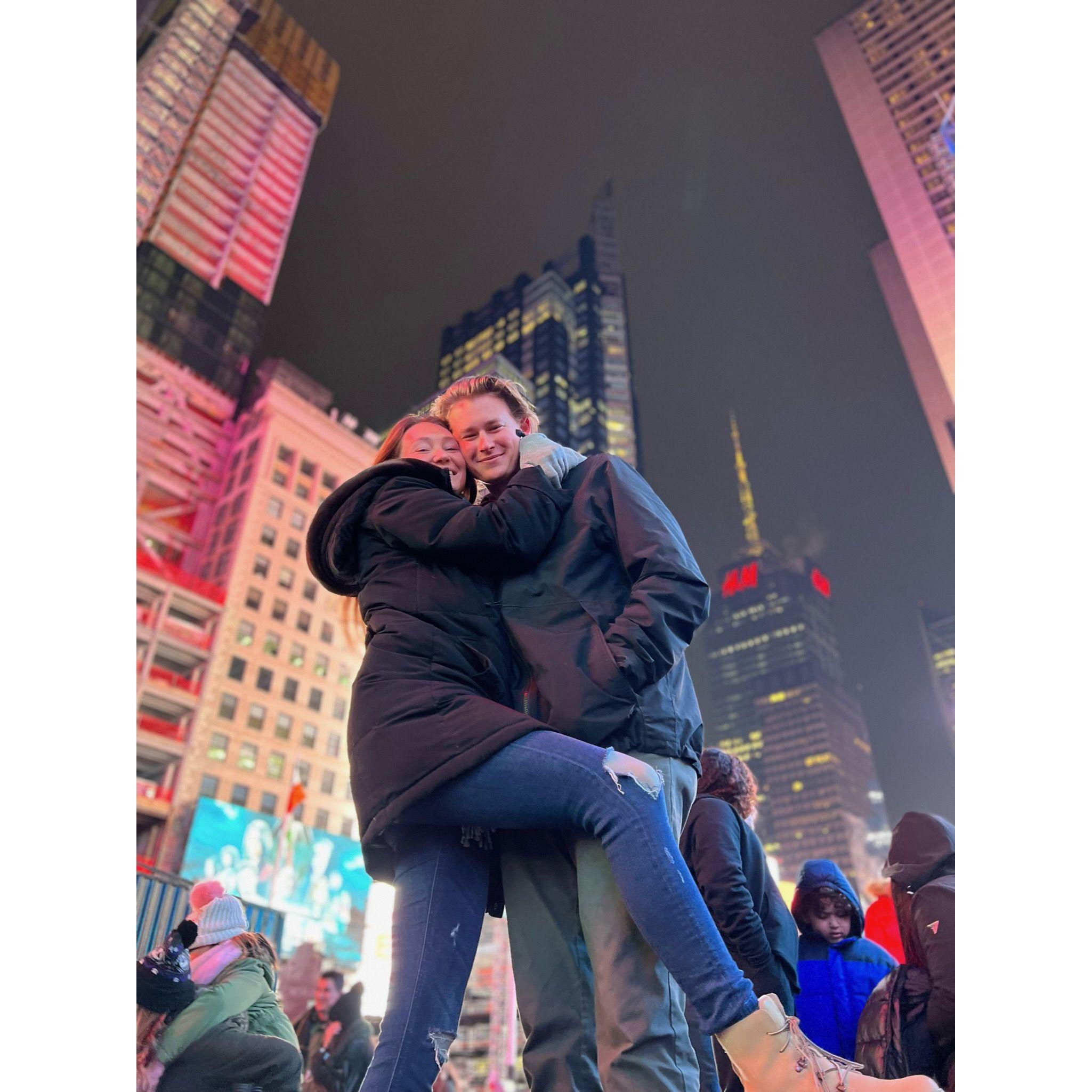 Times Square, 12/27/21.