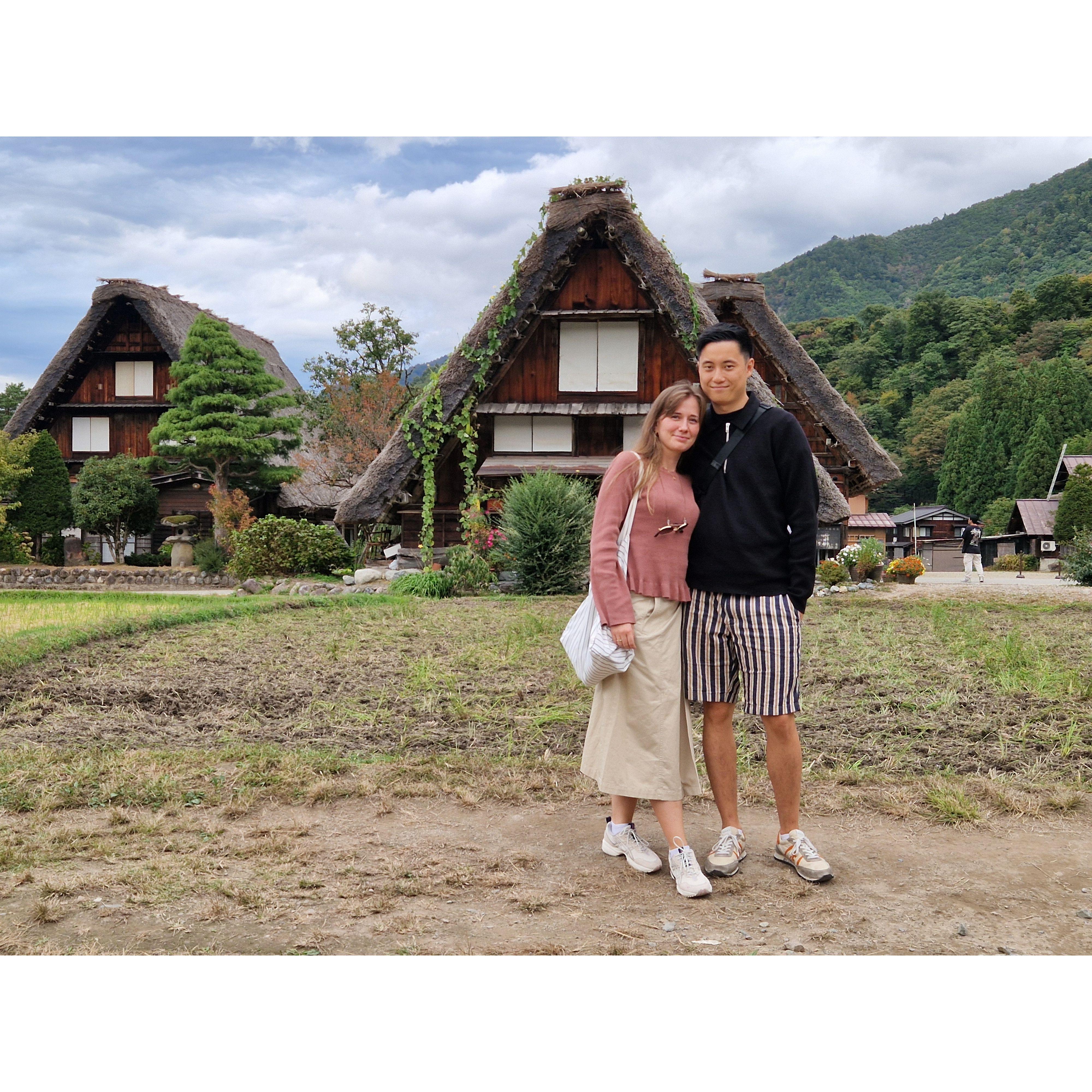 First driving on the left side of the road from Takayama to Shirakawago, Japan. 50/50 if we returned home in one piece with our left/right confusion.