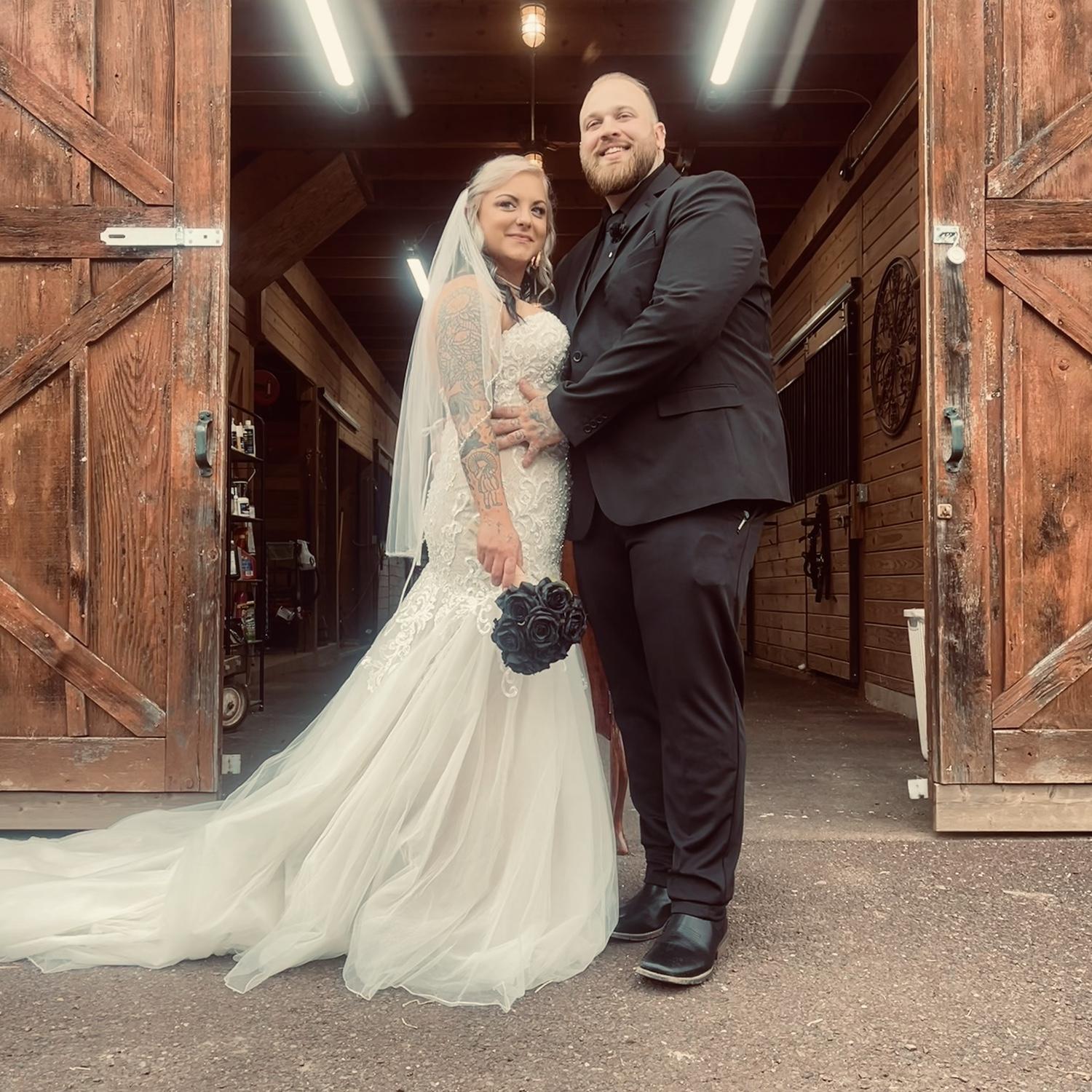 Rained for good luck & thank you Wendy & Don Cornegie for the most beautiful venue- Best day of our lives!