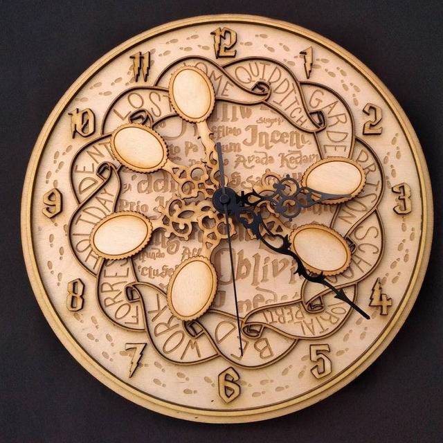 3D 6 Wizarding Family Wall Clock Fan Art 6 photo frame hands