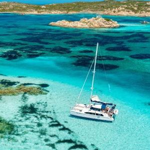 Catamaran Cruise in Sardinia (Honeymoon)