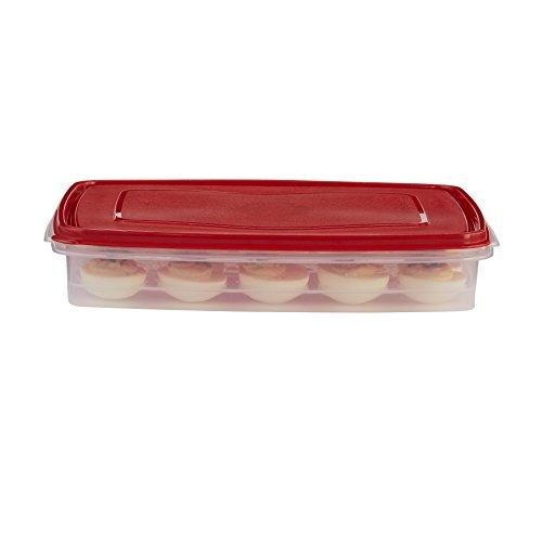 Rubbermaid Specialty Egg Keeper Food Storage Container 1777192, White