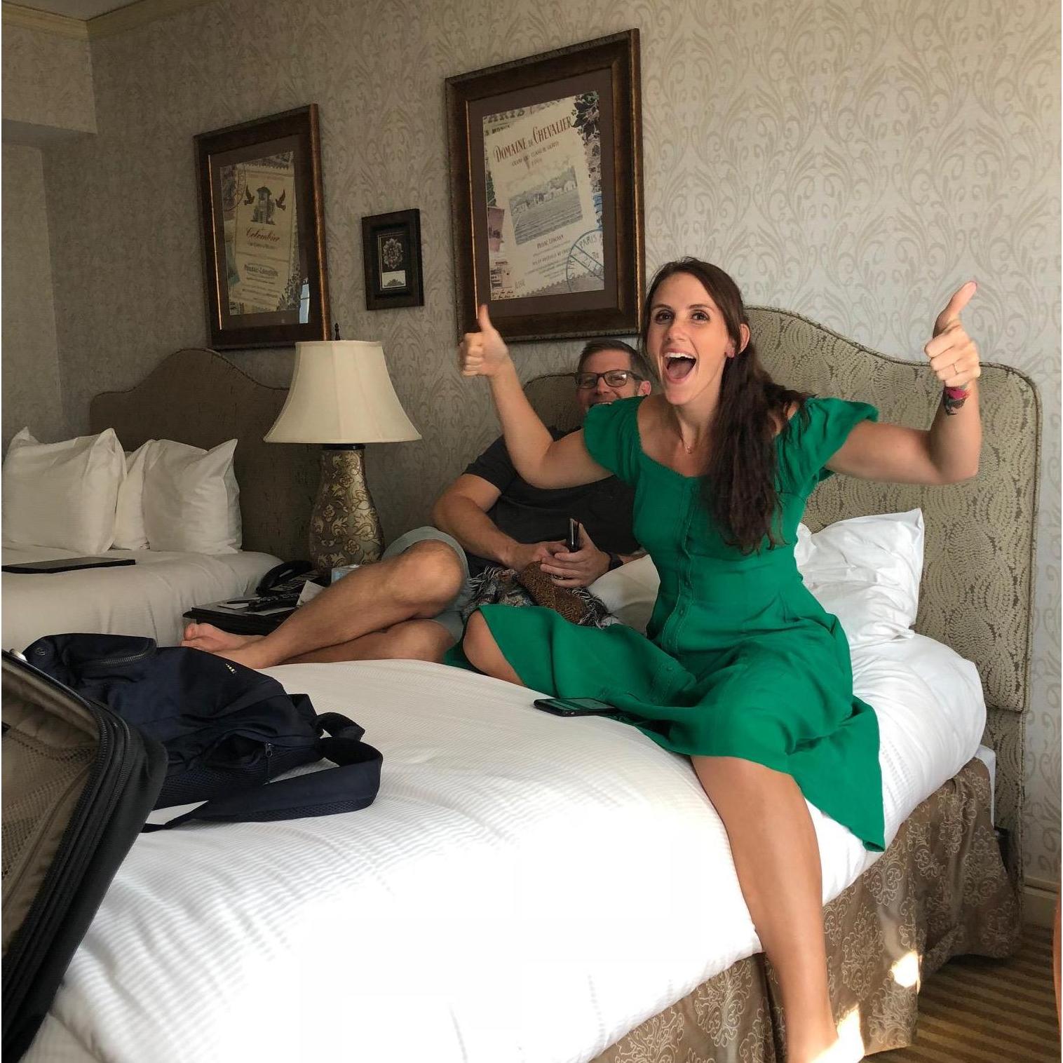 Jess won a bet against Chap - nothing makes her happier