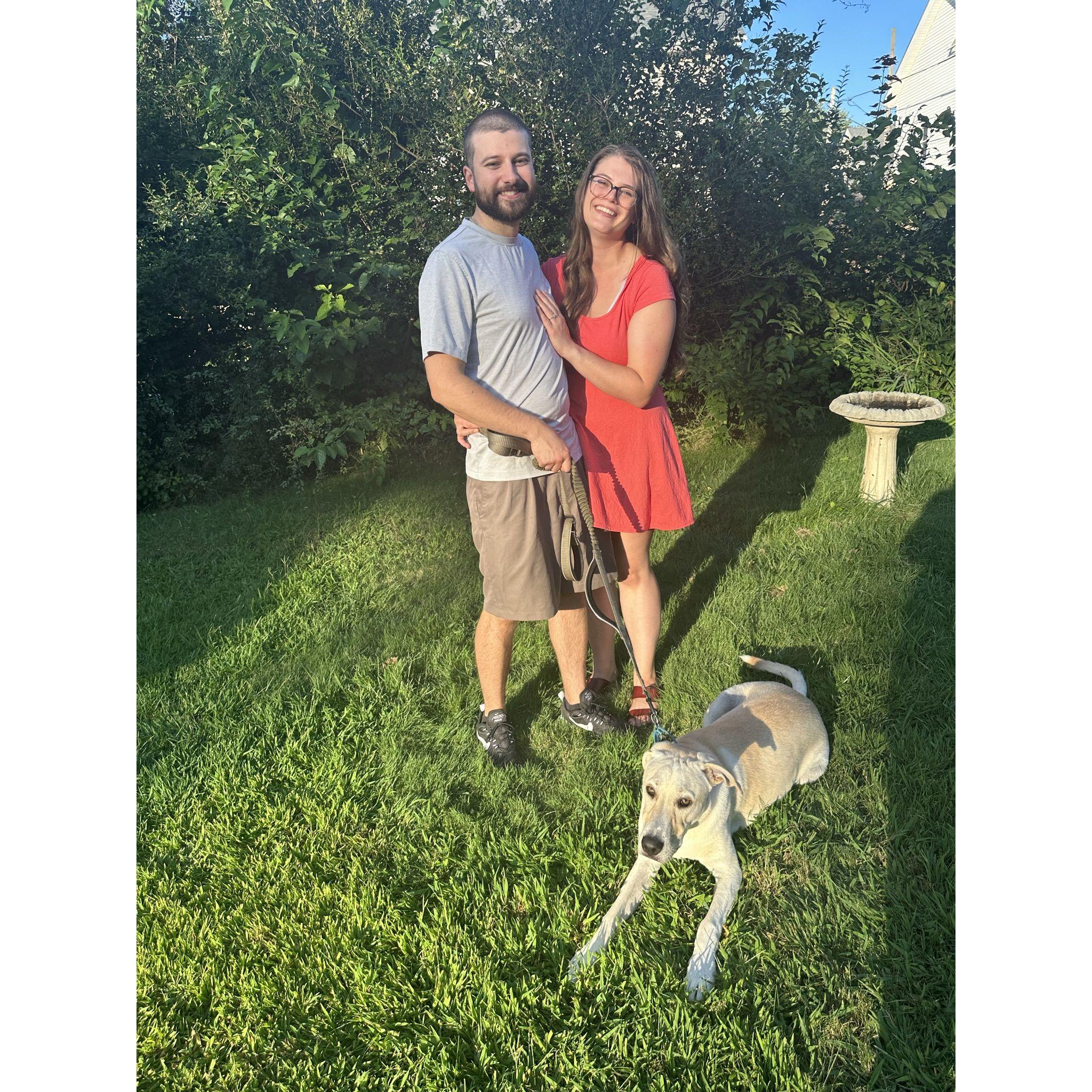 Just engaged.