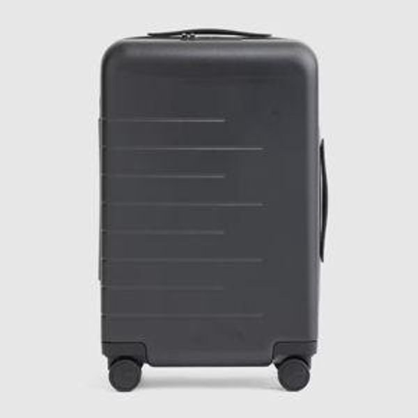Expandable Carry-On Suitcase in Black