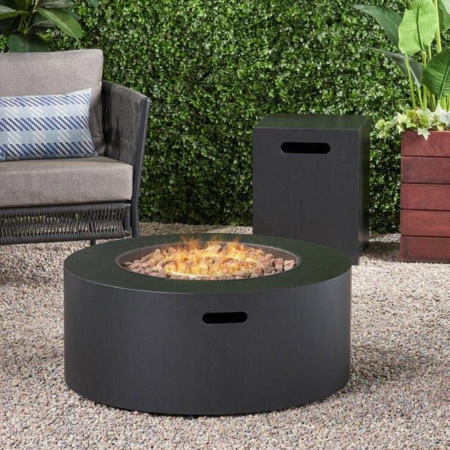 Iron Propane Outdoor Fire Pit